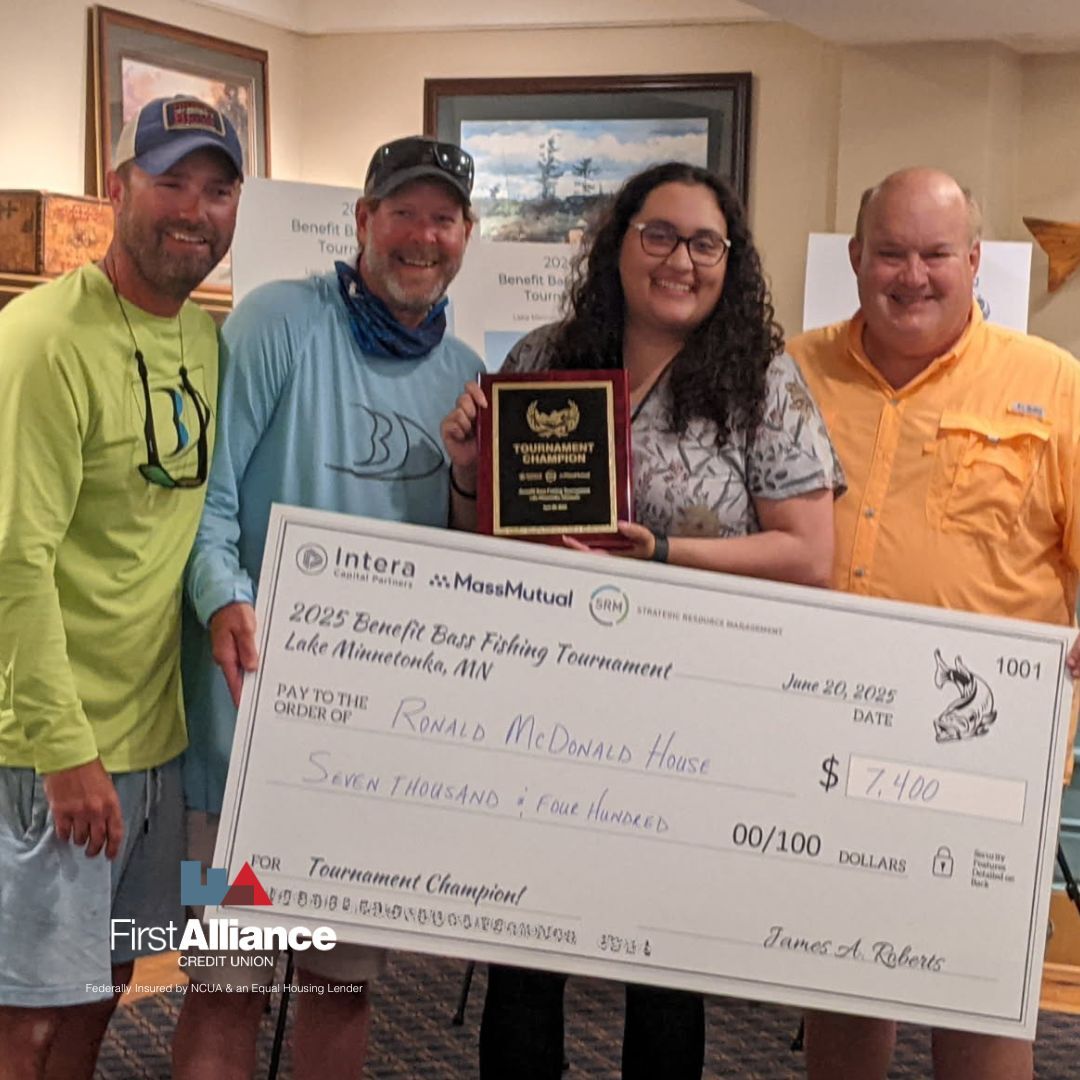 First Alliance CU Employee Wins Charity Tournament, Donates $7,400