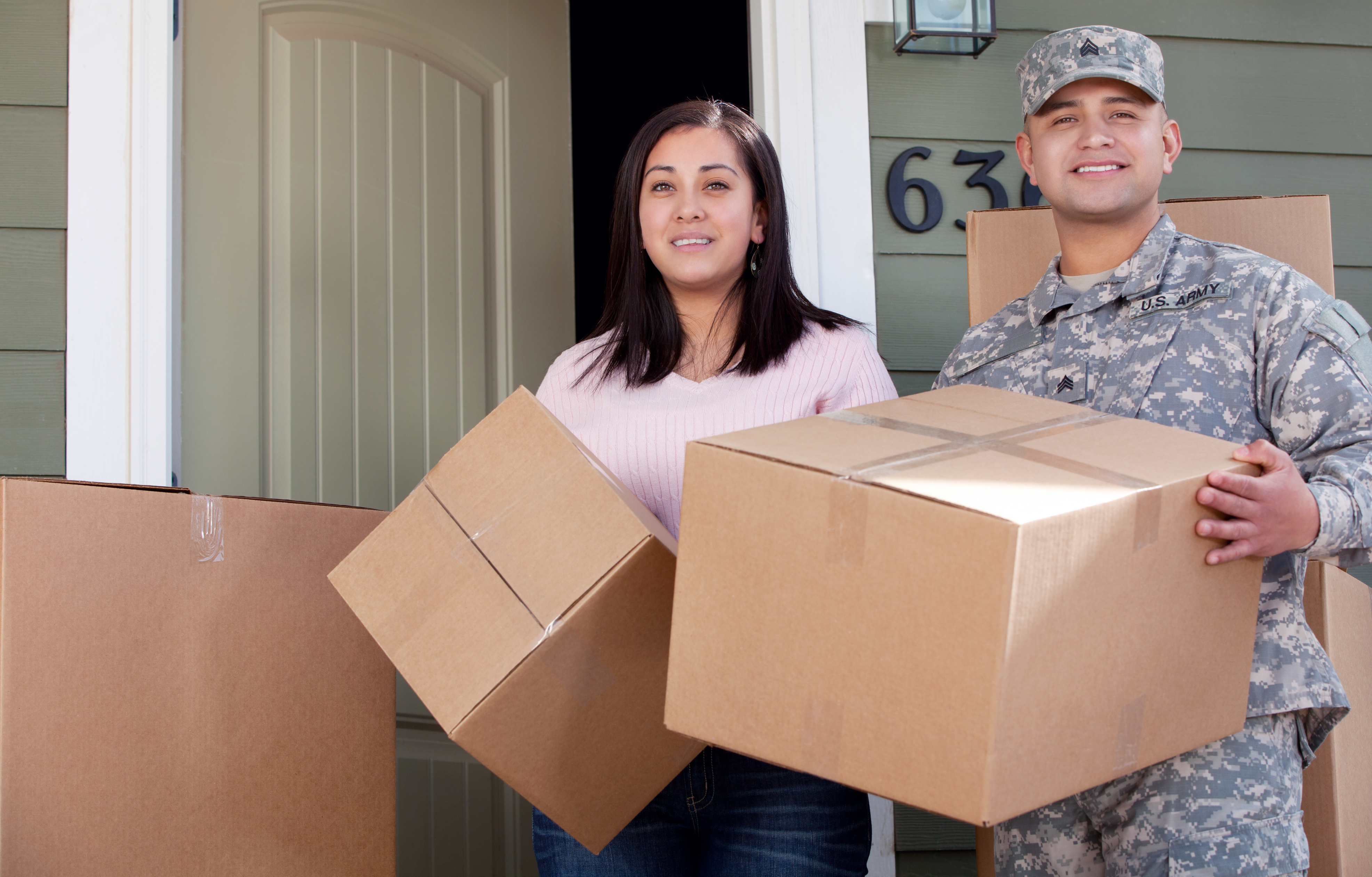 Military family moving 
